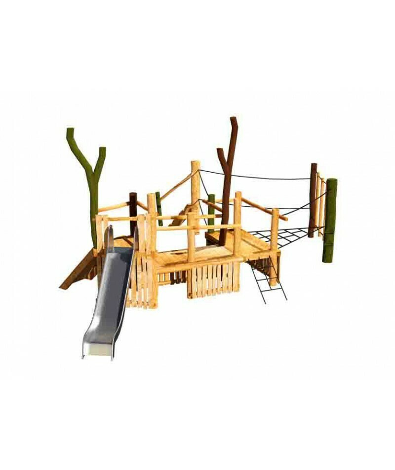 Imatge pels mitjans: Millores al pati de l'escola El Rocal - Compra d'una construcció de fusta